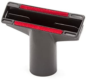 vhbw 1x Boquilla tapizados universal para diversas aspiradoras, conexión redonda de 35 mm, 12 cm