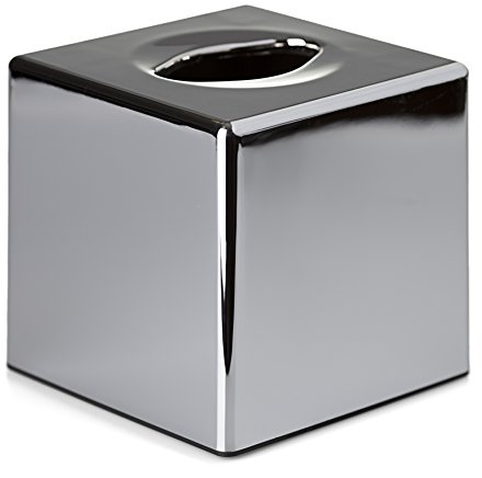 Taschentuchspender, rechteckig oder quadratisch, Chrom-Finish, Square/Cube