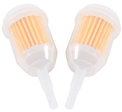 Motorrad Kraftstofffilter, 2 Stücke Universal Benzinfilter für Kraftstoffleitungen 6 mm 8 mm Kleine Traktoren, Rasenmäher Schneemobile Karts Generatoren