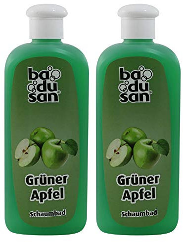 2er Pack Badusan Badezusatz Schaumbad Grüner Apfel 2 x 500 ml