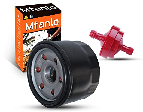 Mtanlo Filtre à Huile pour MTD 4HP 420cc 4P90HU 4P90JHA pour Huskee LT3800 LT4200 pour Craftsman LT1500 R1000 et Moteurs Tracteur Tondeuse à Gazon 95111501 75111501