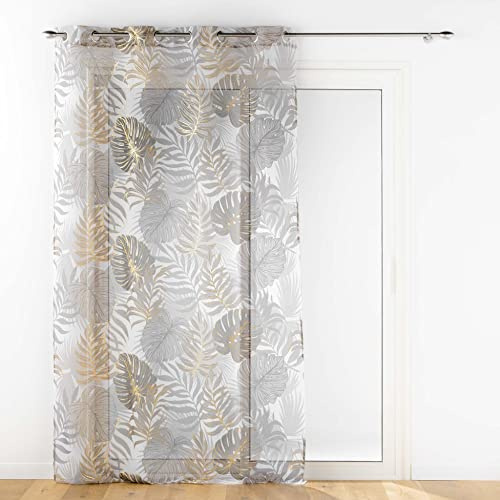 Douceur d'Intérieur, Mogador, Tenda con occhielli (140 x 240 cm) con stampa metallizzata