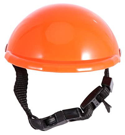 iplusmile Hundehelm Für Welpen Und Haustiere Sicherheitshut Aus Hochwertigem Material Sonnenschutz Und Regenschutz Passend Für Kleine Hunderassen Orange