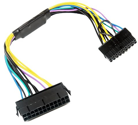 GRLRCR 24 Pin to 18 Pin ATX PSU Power Adapter Cable for HP Z230/Z420/Z620 Motherboards 12inch/30cm 1007-18AWG