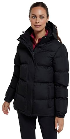 Mountain Warehouse Snow Womens Full-Zip Padded Jacket Black 16