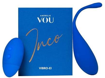VOU by AMORELIE – Premium Vibro-Ei Inco mit Fernbedienung für Paare | 7 Stufen | Wasserdicht mit Akku