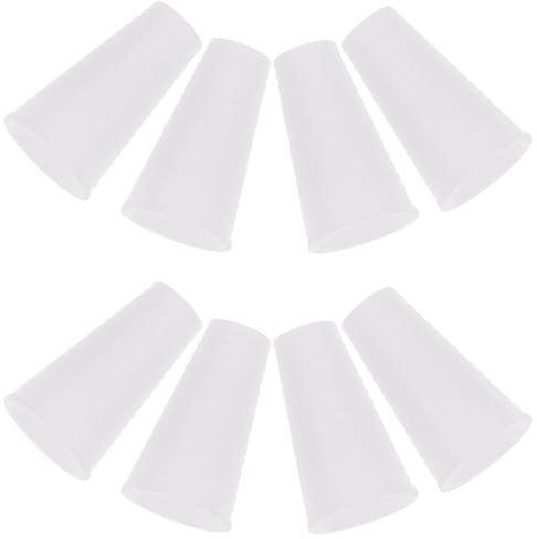 Artibetter 15 Pomelli a Cordino Per Tende Da Finestra in Plastica Bianca Accessori Di Ricambio Per Tende a Rullo E Verticali Estremità Tiranti Per Controllo Regolabile