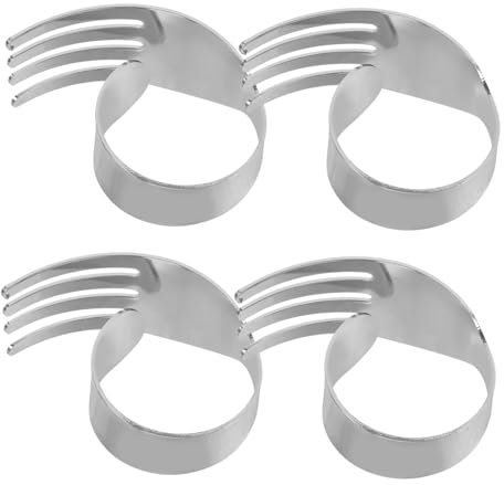 WATIIFUFU 4stücke Metall Serviettenringe Aus Metall Für Tische Dekorative Serviettenhalter Für Esstische Serviettenringe Für Hochzeiten in Großpackungen