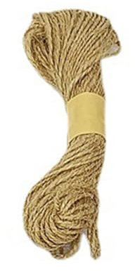 Huamengyuan Natur Juteschnur Kordel Schnur Garten Bastelschnur Basteln Jute Dekokordel für DIY Kunstgewerbe Gartenarbeit Heimwerker Kunsthandwerk Gartenarbeit Bündelung Zuhause Halloween 2 mm x 20 m