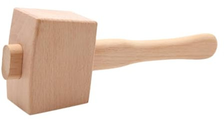 UKCOCO Maillet Bois Pour Artisanat Et Sculpture Outil De Travail Du Bois Et Du Marteau Hêtre Pratique Et Ergonomique Pour Projets Manuels Et