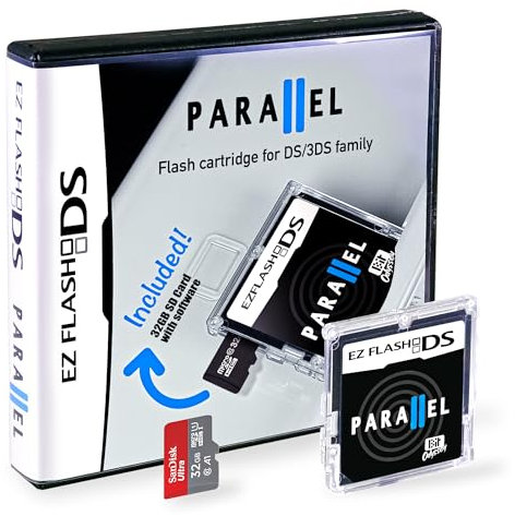 Bit Odyssey EZ Flash Parallel Flash Cartridge for DS 3DS Family + 32 Gb SD card.