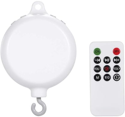 Jouet baby bercef, rotary berce li lit jouet musical mobiles box de musique box de télécommande boucles pour les enfants avec la ligne USB 1
