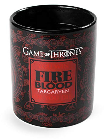 Game of Thrones SCMG24715 Mug, Noir/Rouge