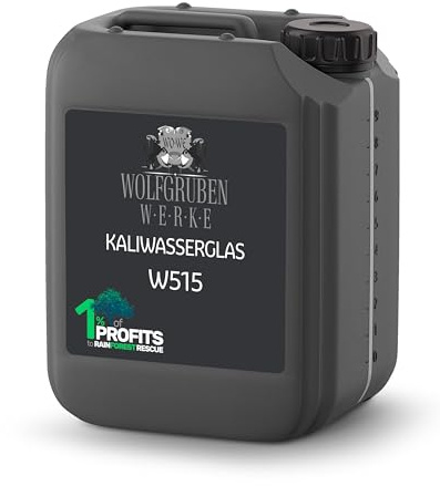 WO-WE Kaliwasserglas Haftgrund Bindemittel Versiegelung Wasserglas Mauerabdichtung W515-10L