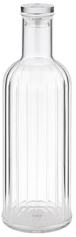 APS 10748 Flasche -STRIPES-, Ø 9 cm, H: 28,5 cm, 1 Liter, MS, Silikon, transparent