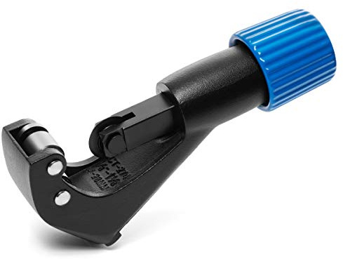 Pipe Tubing Cutter by LORESO - Tube Cutter for Copper, Brass, Aluminum, Thin Stainless Steel & PVC Pipes Cutter with Extra Blade and Reamer for 1/8 to 1 1/8 Inch (3-28mm) OD Pipes