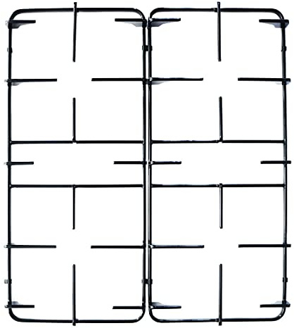 Lofra - Kit 2 griglie in ferro smaltato nero lucido 505 x 258 mm. altezza 43 mm. per cucina piano cottura 4 fuochi a gas - P3260/KIT