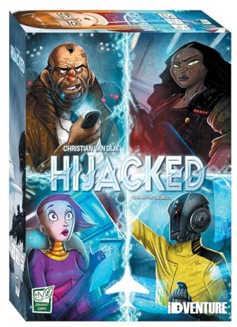 iDventure - Hijacked, Semi-kooperatives Dice-Placement-Eurospiel für 1-4 Spieler