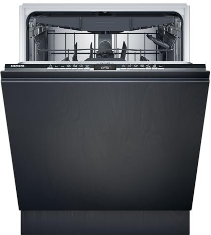 Siemens SX75YX00CE, iQ500 Smarter Geschirrspüler Vollintegriert, 60 cm breit, Besteckschublade, Made in Germany, varioScharnier, Zeolith, extra leise, auto Türöffnung, aquaStop, varioSpeed, sideLight
