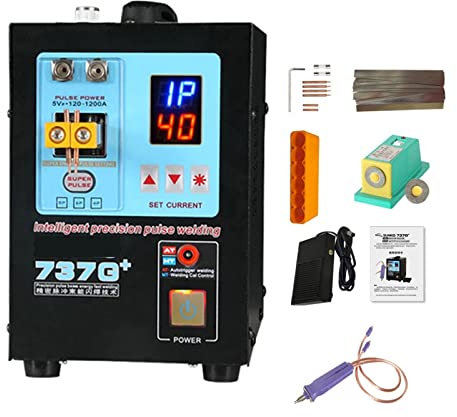 Saldatrice A Punti For Batteria 737G + Saldatrice A Punti 4.3KW For Saldatura 18650 Batterie Al Litio Saldatrici Automatiche A Impulsi Per La Saldatura Di Multimetalli(2)