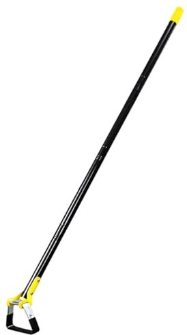 ORFOFE Houe pour Jardin Houe À Main pour Excavation Outil D'ameublissement du Sol Acier Au Manganèse Portable Pratique