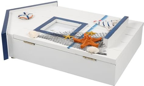 Veemoon Rustikaler Wandmontierter Schlüsselaufbewahrungskasten Im Mediterranen Stil Kreativer Schlüsselorganizer Für Zuhause Für Eingangsbereich Und Flur Dekorativer Schlüsselkasten