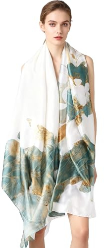 Leisofter Sciarpa Donna Sensazione di Seta Scialle di eleganti ed Moda Dona alla signora un regalo molto buono
