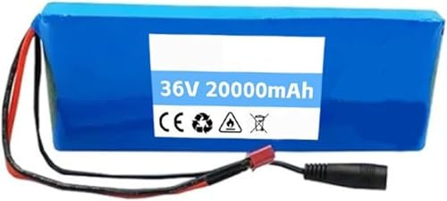 Batería Ebike 36V 20Ah, eléctrica Scooter Bicicleta 36V 20000MAh Batería De Alta Potencia para 1000W 800W 750W 500W 350W 200W Motor con Cargador