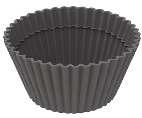Silikomart | 25.420.55.0065 SILFRY MUFFIN Set da 6 pirottini in silicone | ottimale per l’uso in friggitrice ad aria, ø68 h 32 mm