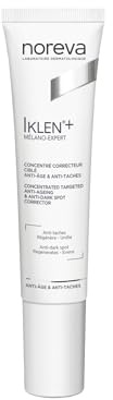 Iklen+ Melano Expert crema correttiva anti-macchie e anti-age con vitamina C - azione mirata su macchie cutanee, lentiggini, discromie, viso, mani e collo - 15ml