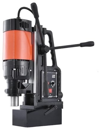 PR-8028RE Speed Regulation Forward Reverse Magnetic Drilling Machine Multi-Functional Drill 1680W 0-350r/min Portable Electric Press for Beginners DIY use