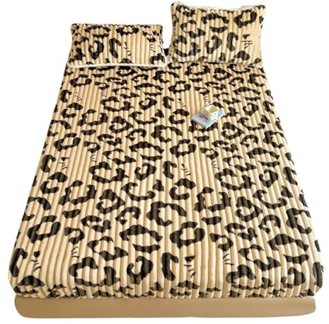 Sábana bajera ajustable con bolsillo profundo, elástico en todo el contorno, tela de felpa ultrasuave para una comodidad cálida, fácil cuidado