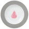 Plato hondo 4 pzs porcelana benetton fruits gris