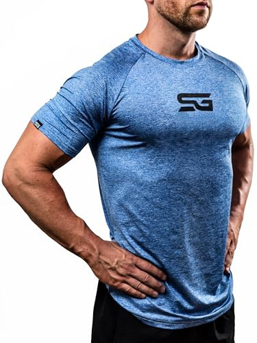 Satire Gym Shirt Herren Sportshirt Kurzarm atmungsaktiv | | Funktionsshirt | Bodybuildung T-Shirt als Activewear & Sportbekleidung Männer für Crossfit, MMA, Laufen