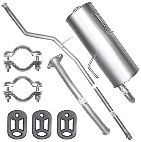 Adamot Schalldämpferset Auspuffanlage Auspuff für Peugeot 206 Fließheck 1.1 1.4
