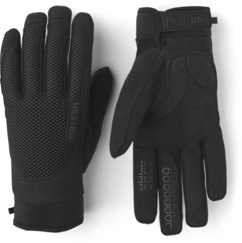 HESTRA Unisex Bike Long Sr. 5 Finger Handschuhe Schwarz 6