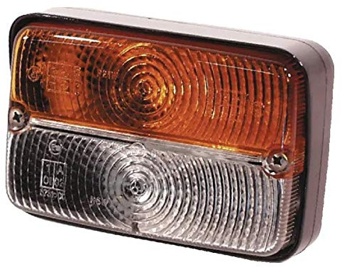 Fanale rettangolare luce d'ingombro e indicatore direzione 80x120 mm COBO