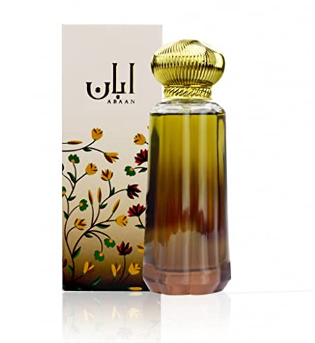 Abaan EDP spray for women 100ml By Ahmed al Maghribi | Made in Dubai | kiwi | white chocolate | Jasmine | orchid | musk | vanilla | EXTREME PROJECTION AND SILLAGE