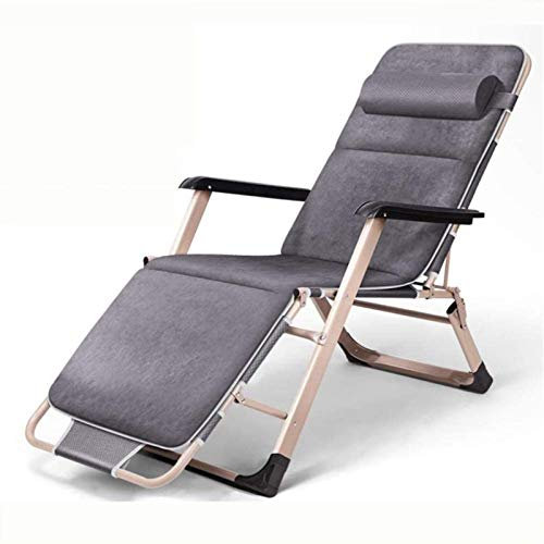 Leichter, verstellbarer Lounge-Sessel, Chaiselongue, mit Kopfstütze, Armlehne, Liegestuhl, Liegestuhl, Nickerchen, Bett, Rückenlehne, Outdoor, Terrasse, Garten, Camping, Strand Comfortable anniversary