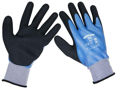 Sealey Guantes de látex impermeables - (grandes) - Par - SSP49L