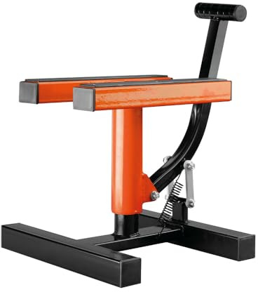 Lampa 91698 Cross Lift Universal Motorradständer für Cross, Offroad, Enduro, Motard, max. Traglast 150 kg, Orange