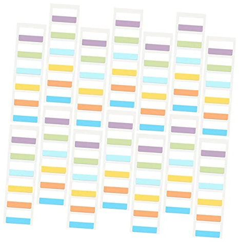 Operitacx 300 Stück Klebrige Registerreiter Buchmarkierungen Seitenmarkierungen Für Buchordner Etiketten Aufkleber Seitenaufkleber Bindemittel Seitenmarkierungen Klebrige Tabs