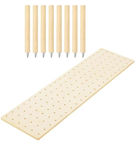 MagiDeal Organizador de cajones con Tablero Perforado de Madera, Ajustable, Creativo, Organizador de Platos y Platos, de Tablero Perforado para