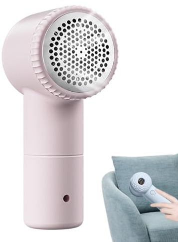 demaxiyad Portable Sweater Defuzzer, Plush Remover for Clothes, Portable USB Rechargeable Fabric Shaver Anti-Lint Remover, Low Noise Sweater Defuzzer Home Appliances Battery Operated for