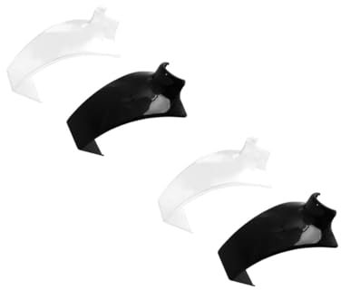 WRITWAA 4stücke Schmuckständer Für Transparente Und Schwarze Display-ständer Für Choker Für Schaufenster Und Schmuckpräsentation Einfache Handhabung Und Stilvolle Präsentation