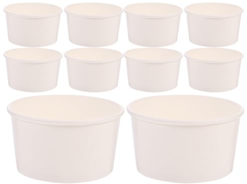 PACKOVE Coupes à Dessert Coupes à Glace 100 Pièces 3 Oz Pots à Glace en Papier Bleu Tasses Apéritifs pour Pudding Gâteau Mousse Yaourt Snacks Usage Jetable pour Garçon et Filles et Invités Évenements