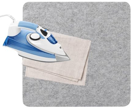Pressatore per tappetino da stiro - superfici in feltro di lana portatili, tappetino per artigianato resistente al calore | Borsa per la conservazione inclusa, base a strato spesso compatibile