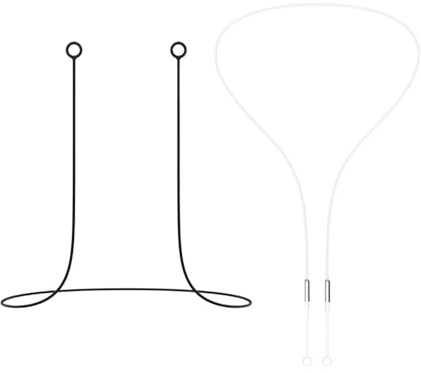 UBSIUH 2 Pieces Of Earplug Cable, Sports Earplug Accessories, Lightweight Earplug Lanyard, Elastic Earplug Lanyard, Suitable For Home, Office, Outdoor.