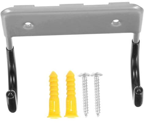 Toyvian Support Mural pour Planche à Repasser Fer Épais Crochet de Rangement Mural pour Porte Installation Facile Gain de Place pour Buanderie et Maison Compatible Plupart des Modèles