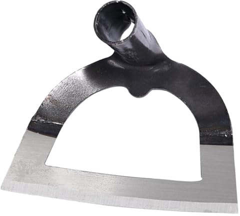 SEWACC Attrezzo Manuale da Giardinaggio Zappetta Cavo in Acciaio Inossidabile Pesante per Diserbo e Coltivazione Ortaggi, Utensile Resistente per Lavori Gravosi e Cura del Terreno